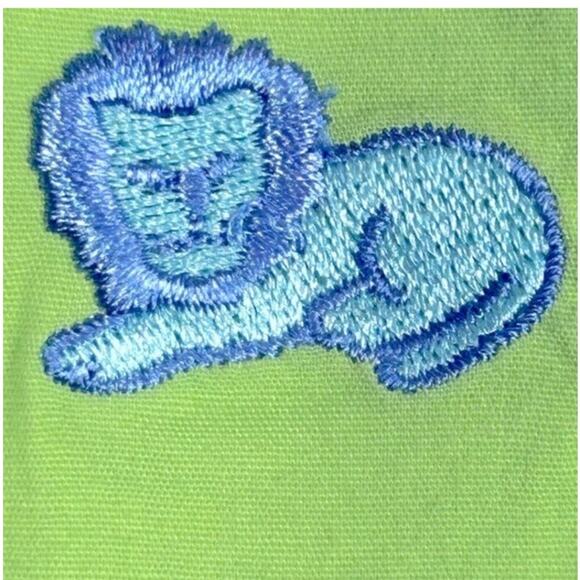 Vintage Lilly Pulitzer White Label Embroidered Safari Skirt Size 0 Preppy - Picture 8 of 14